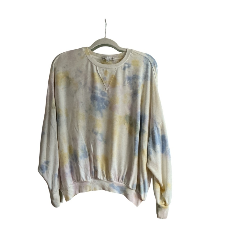 Young Fabulous & Broke Soft and Cozy Tie Sweatshirt Dye Sz Small